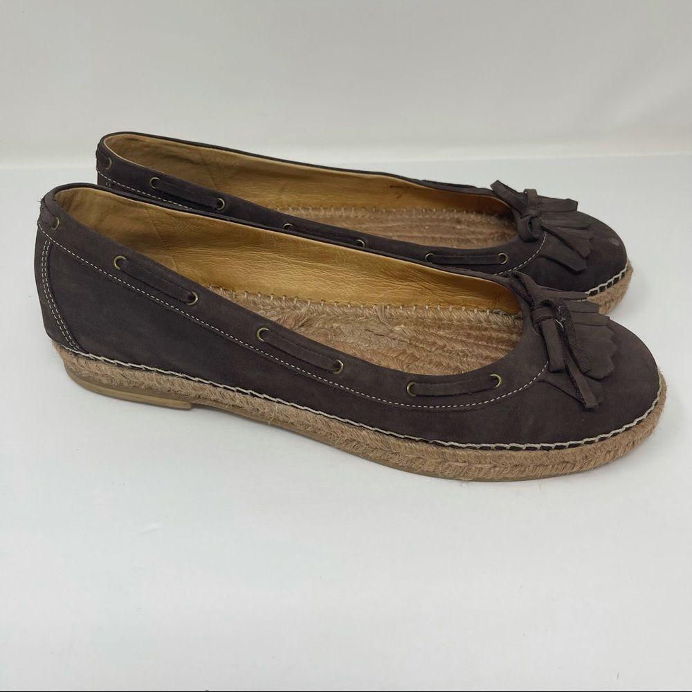 Michael Kors Espadrilles Leather Flats Siz e10